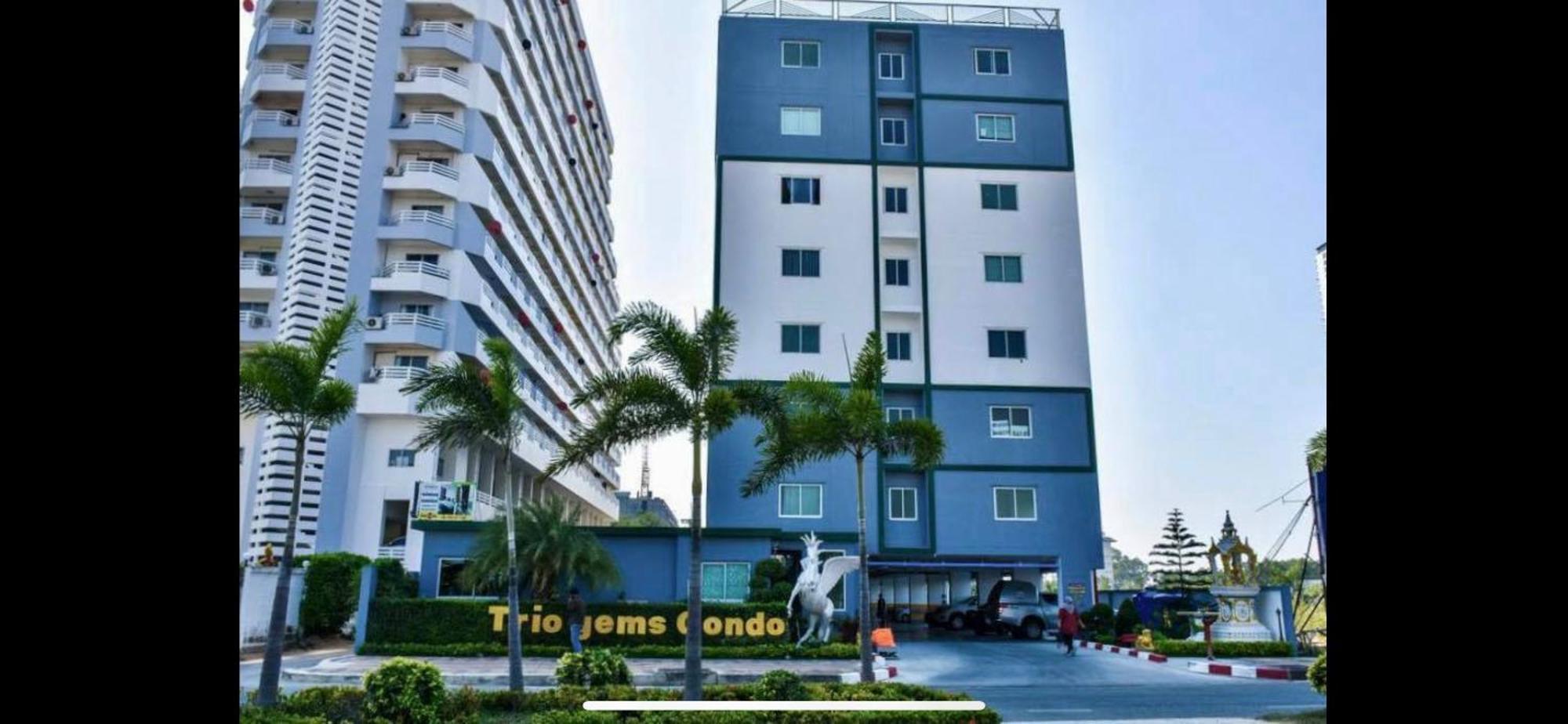 Trio Gems Condo, Pattaya Thailand Jomtien Beach Εξωτερικό φωτογραφία